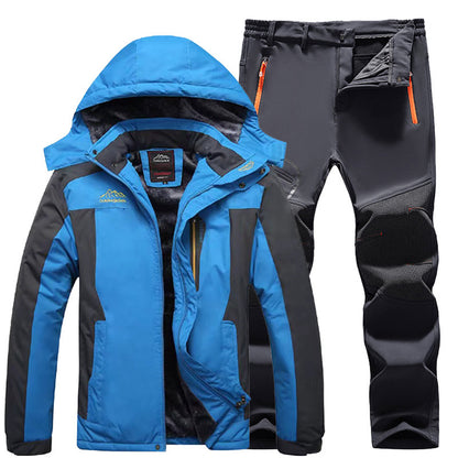 Outdoor Windproof And Frost-proof Men's Windproof Jacket Set