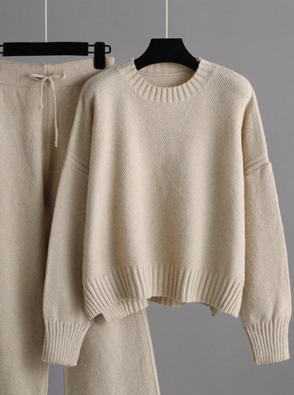 Fashionable And Casual Knitted Suit Pants For Women