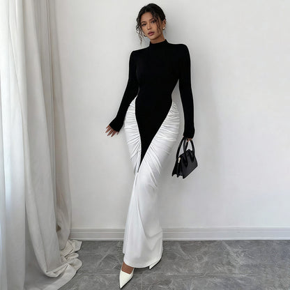 Sleeveless Backless Hugging Midi Dress