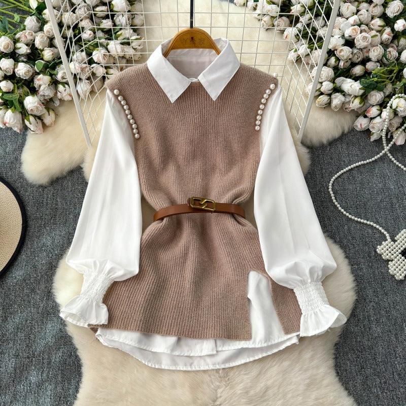 Two-piece Horn Anti-aging Fashion Vest