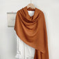 Monochrome Long Scarf Warm Shawl Solid Color Casual Scarf